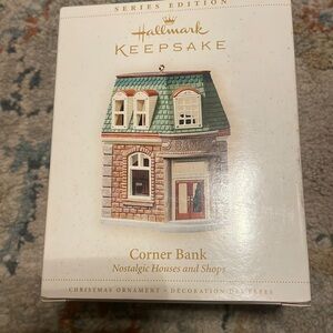 Hallmark Keepsake Corner Bank Figurine